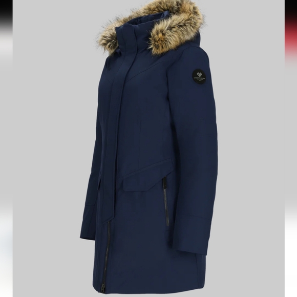OBERMEYER SOJOURNER DOWN JACKET/PARKA SKI Women's Size 2 Midnight Navy - Picture 1 of 16